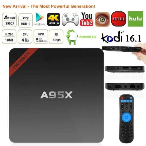 ANDROID SMART TV BOX 4K COMPATIBLE ANDROID 7.1 (A96X)