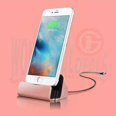 Desktop Charger Stand Dock Station Sync Charge Cradle For lightning And Mirco USB