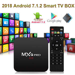 SMART TV BOX,TV BOX ANDROID,MX-Q PRO 4K SMART ANDROID TV BOX MEDIA PLAYER (NETFLIX, WIFI)