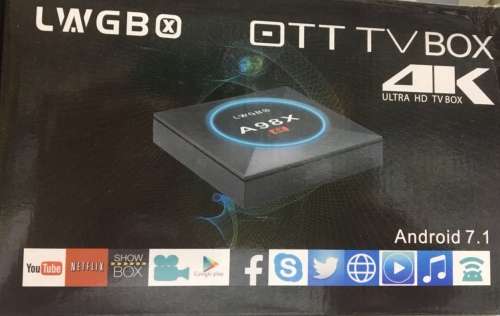 SMART TV BOX,TV BOX ANDROID,  A98 4K SMART ANDROID TV BOX WITH 2 GB RAM AND 16 GB ROM!!!!!!!