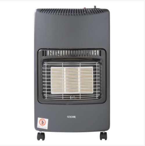Goldair 3 Panel 3A61 Gas Heater - Black