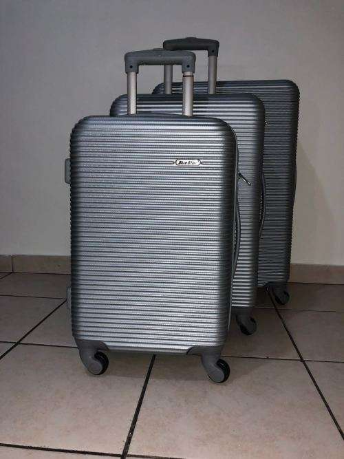 BLUE STAR SET OF 3 LIGHTWEIGHT TRAVEL LUGGAGE SUITCASE