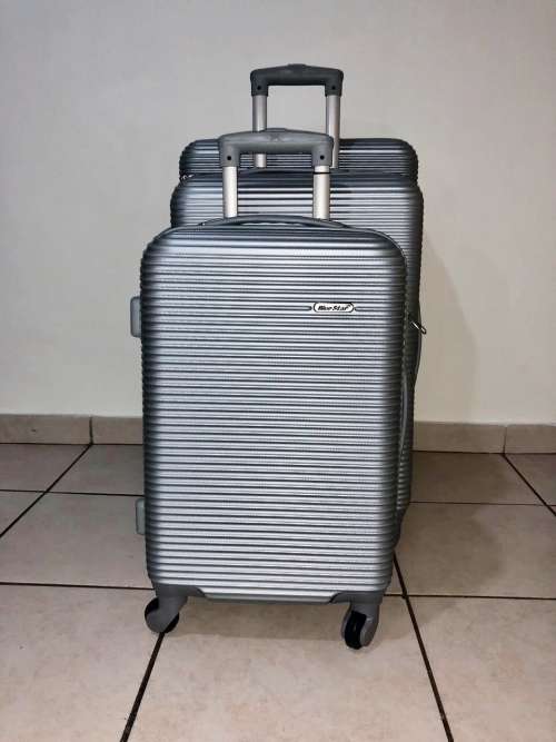 BLUE STAR SET OF 3 LIGHTWEIGHT TRAVEL LUGGAGE SUITCASE