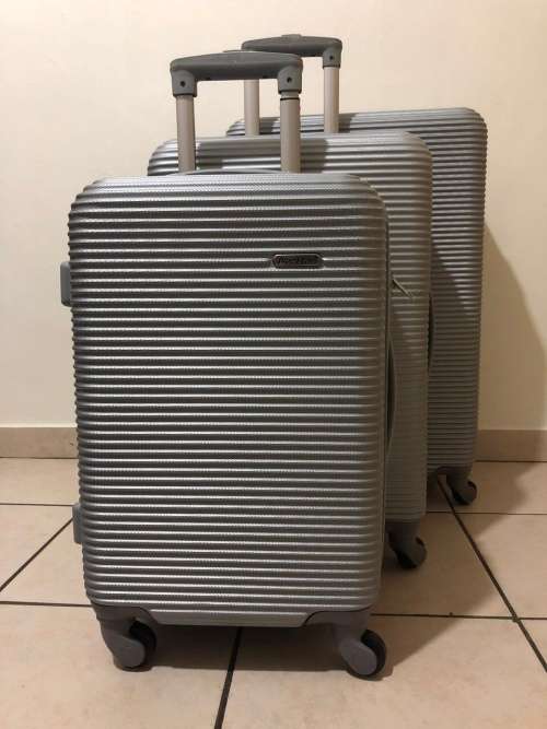 BLUE STAR SET OF 3 LIGHTWEIGHT TRAVEL LUGGAGE SUITCASE