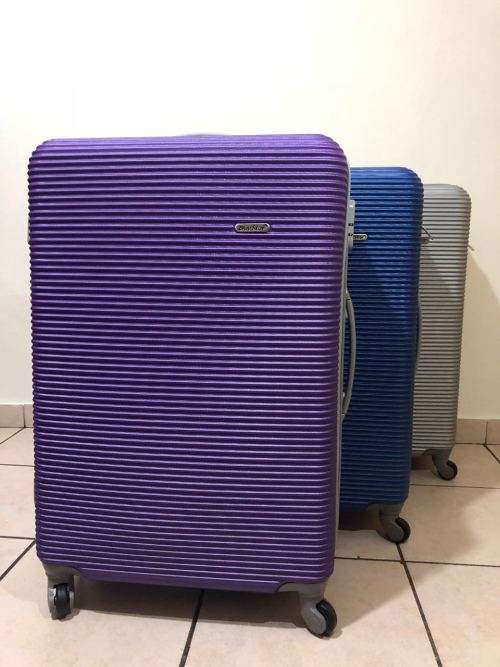 BLUE STAR SET OF 3 LIGHTWEIGHT TRAVEL LUGGAGE SUITCASE