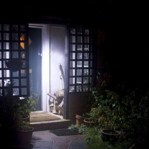 Double Panel, 48 LED Solar Sensor Light with Motion Detection