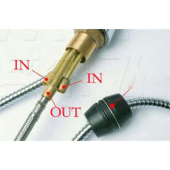 Nickel Brass Modern Mixer Tap Spring Single Lever Pull Out Spray Kitchen Bathroom Faucet New