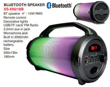 Portable Bluetooth speaker XS-N218B