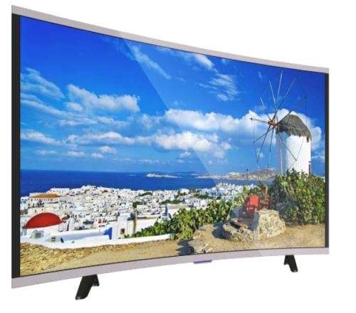 JVC 55" Curved LED Ultra HD Smart TV