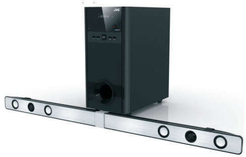 JVC 2.1 Ch Sound Bar System + Bluetooth