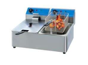 Double Electric Chips Fryer 2 x 6L Tanks