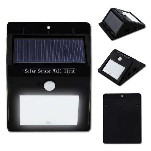 Solar Powered LED Sensor Wall Light