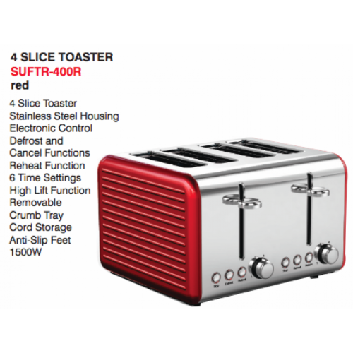 SUNBEAM ULTIMUM 4 SLICE TOASTER