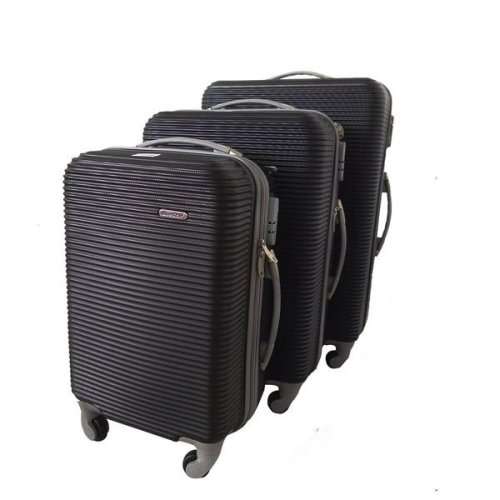 BLUE Star Set of 3 Lightweight Travel Luggage Suitcase
