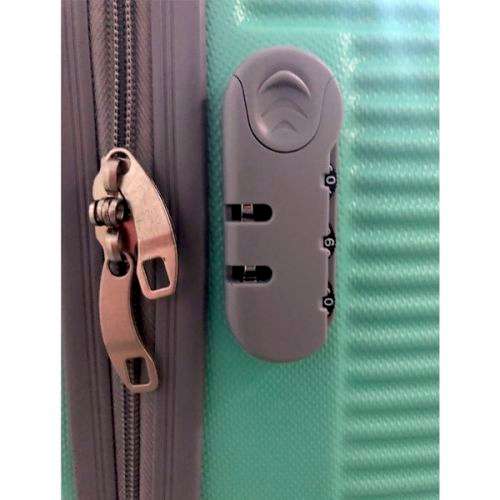 BLUE Star Set of 3 Lightweight Travel Luggage Suitcase