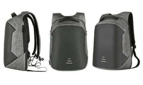 Upgraded Anti-Theft Laptop Tech Backpack with USB Charging Port