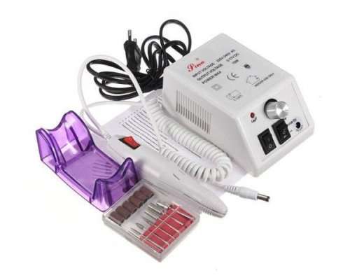 Professional Manicure & Pedicure Machine Kit - White
