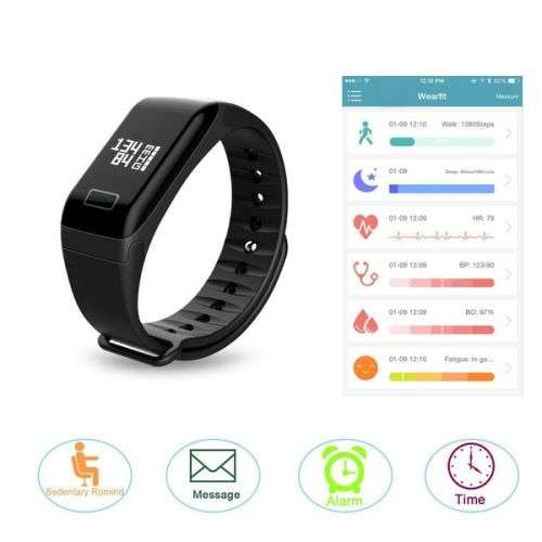 Wearfit Health Tracker And Blood Pressure Measurement