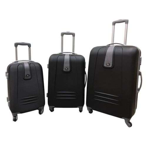 Blue Star 3 Piece Sleek Design Luggage Set