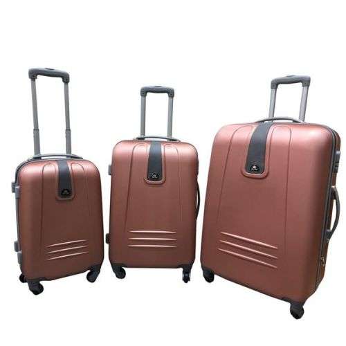 Blue Star 3 Piece Sleek Design Luggage Set