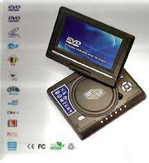 Portable Home DVD Player with 3D FM Radio 9.8''