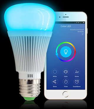 Smart LED Light - SONOFF B1 WiFi Smart Home Colorful Energy-saving Light Bulb