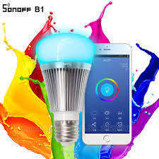 Smart LED Light - SONOFF B1 WiFi Smart Home Colorful Energy-saving Light Bulb