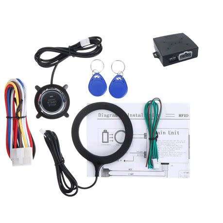 12V Auto Car Engine Keyless Security Push Start Button - FO-Y600