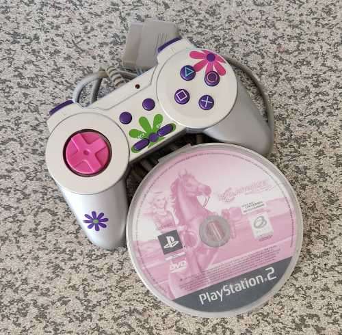 Barbie PS2 Controller + Barbie Horse Adventures PS2 Game