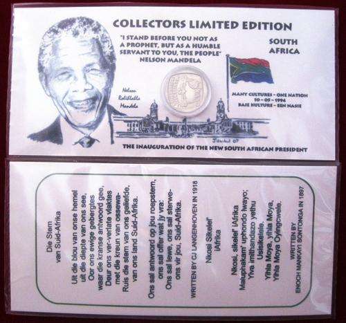 !!!SPECIAL!!! Valuable Presidential Inauguration 1994 unc R5 Coin Pack!!! The beginning of new SA!!!