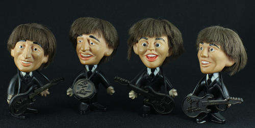 THE BEATLES DOLL SET 1964 ORIGINAL WITH INSTRUMENTS