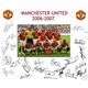 MAN UTD 06/07 SIGNED PRINT