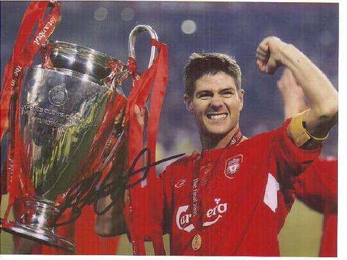 STEVEN GERRARD SIGNED PIC