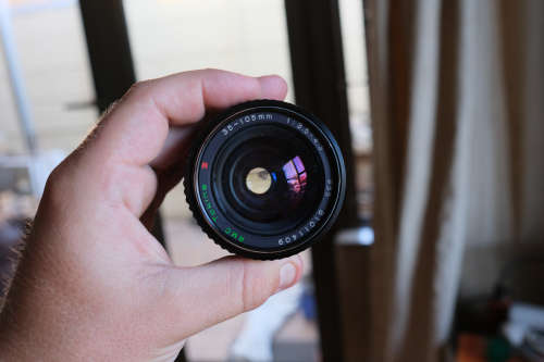 Nikon FE with Tokina 35-105mm f3.5-4.3 lens - Nikon shutter stuck