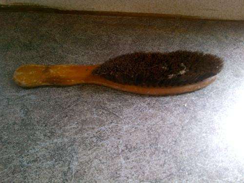 LOVELY OLD BRUSH TO CLEAN CARPETS AND RUGS WITH