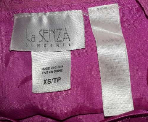 LADIES PINK SLEEPING TOP - LA SENZA - XS/TP