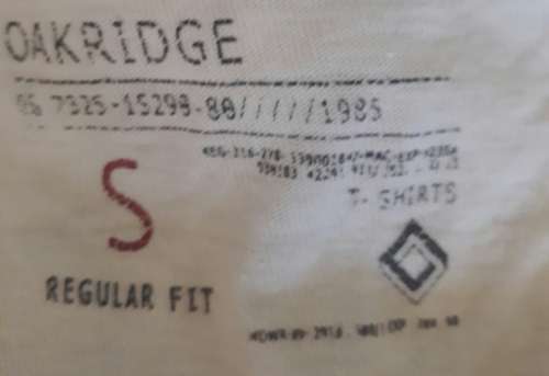 UNIVERSAL WHITE T-SHIRT - OAKRIDGE - S