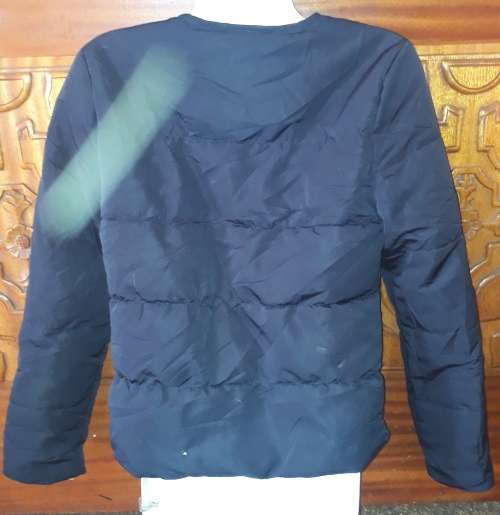 LADIES DARK BLUE JACKET - DIVIDED H&M - EUR SIZE 34 - ZIP