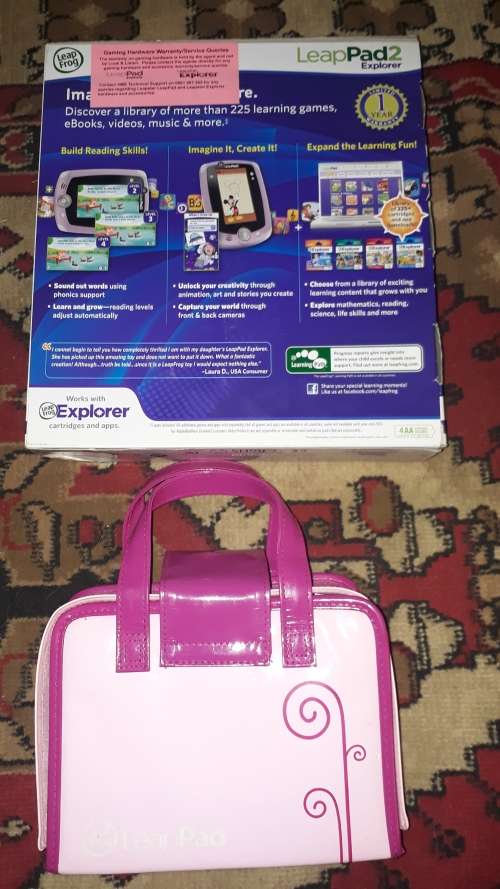 GIRLS PINK LEAPPAD 2