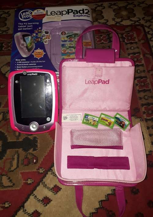 GIRLS PINK LEAPPAD 2