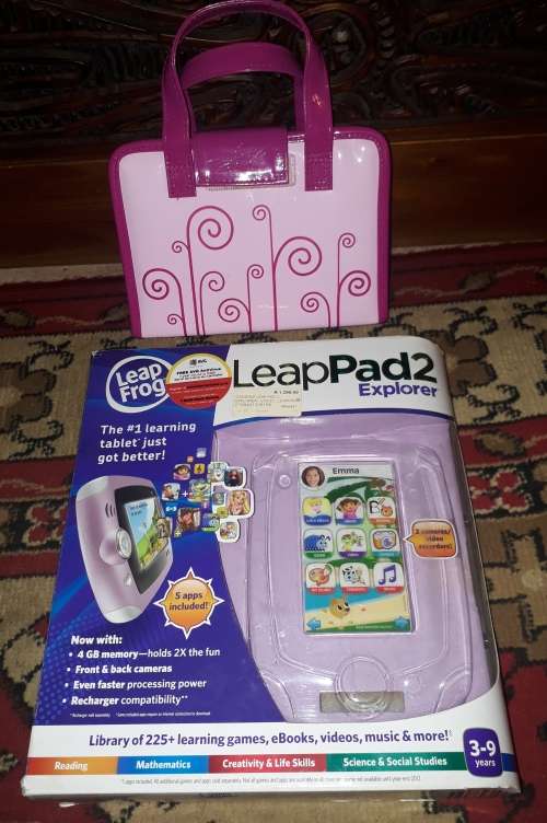GIRLS PINK LEAPPAD 2