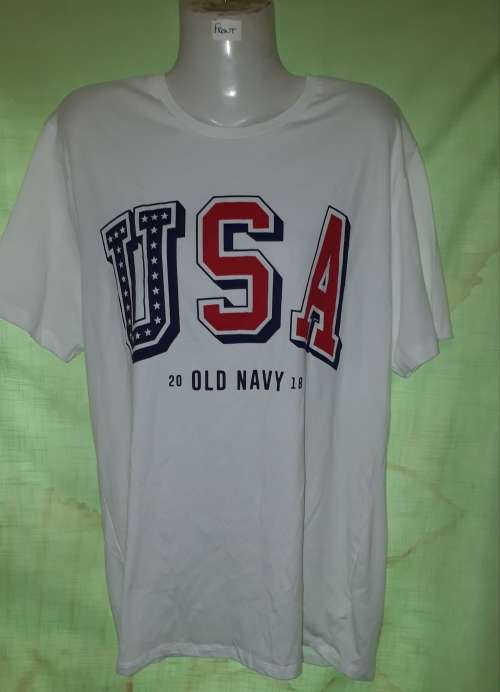 LADIES WHITE T-SHIRT - MAKE: OLD NAVY - SIZE: XL