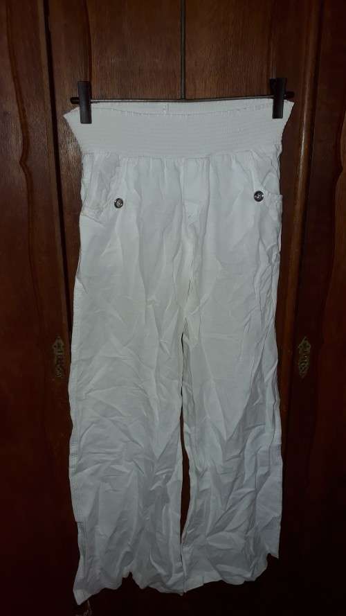 LADIES: WHITE LONG PANTS - MAKE: WOOLWORTHS  - SIZE: 10