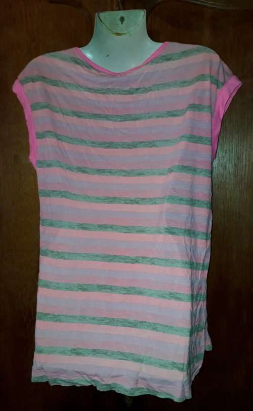COVID 19 SPECIAL! LADIES: PINK MULTI COLORED TOP - MAKE: INSYNC CASUAL - SIZE: M