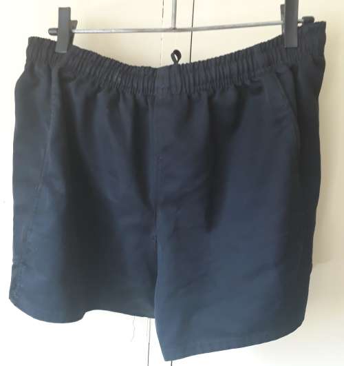 MENS: BLUE SHORTS - MAKE: MAXED - SIZE: L