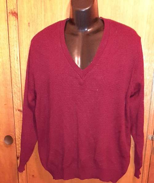 MENS - MAROON JERSEY - MAKE - LA MODE MONSIEUN - SIZE - NO SIZE