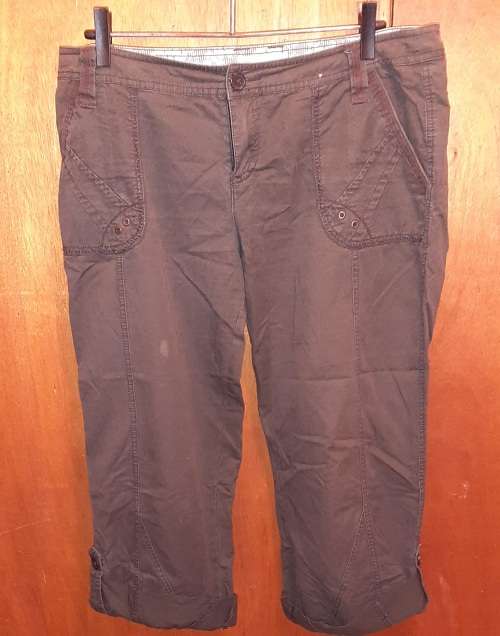 LADIES - BROWN PANTS - MAKE - WOOLWORTHS - SIZE - 14