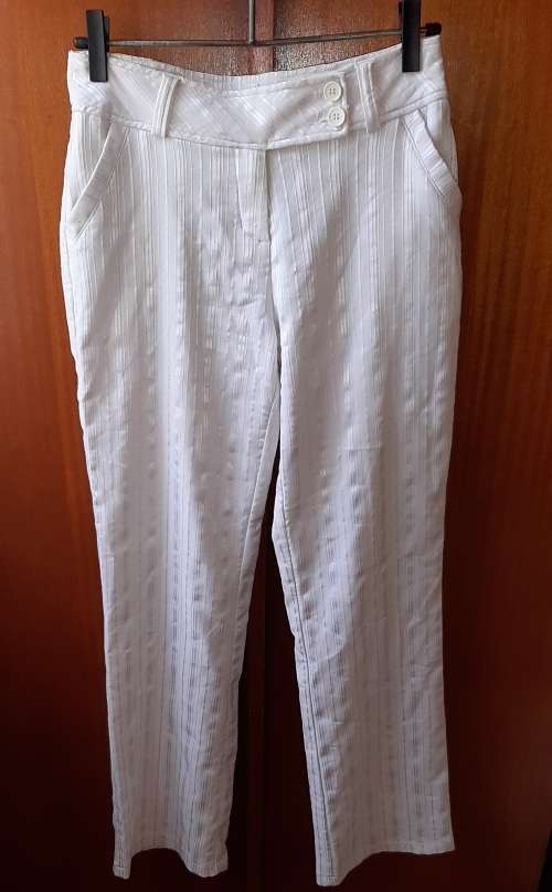 LADIES - WHITE PANTS - MAKE - INSYNC - SIZE - 32