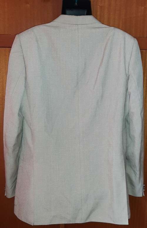 MENS - BEIGE SUIT JACKET - MAKE - REX TRUEFORM - SIZE - 42