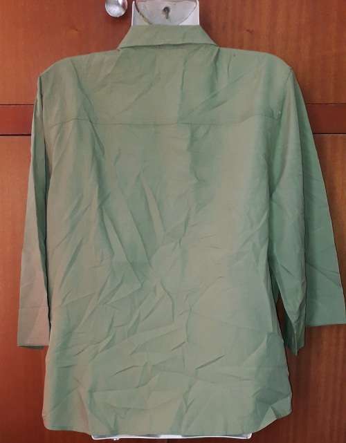 LADIES - GREEN SHIRT - MAKE - MOZAIC - SIZE - 42